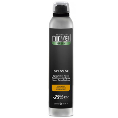 Ξηρή βαφή σε σπρέι με ξανθό σκούρο χρώμα Νirvel 300ml Ξηρή βαφή σε σπρέι με ξανθό σκούρο χρώμα Νirvel 300ml