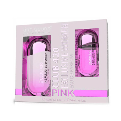 Σετ γυναικείο Club 420 pink με EDP 100ml & 30ml