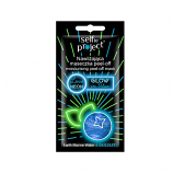 Μάσκα προσώπου peel-off glow in blue selfie project 10ml